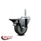 Service Caster 35 Inch Gray Polyurethane Wheel Swivel 58 Inch Threaded Stem Caster with Brake SCC SCC-TS20S3514-PPUB-PLB-58212 - alternate 4